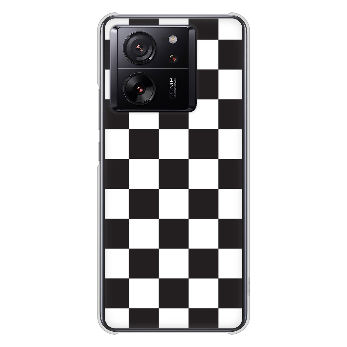 Xiaomi 13T XIG04 au 高画質仕上げ 背面印刷 ハードケース 【151 フラッグチェック】