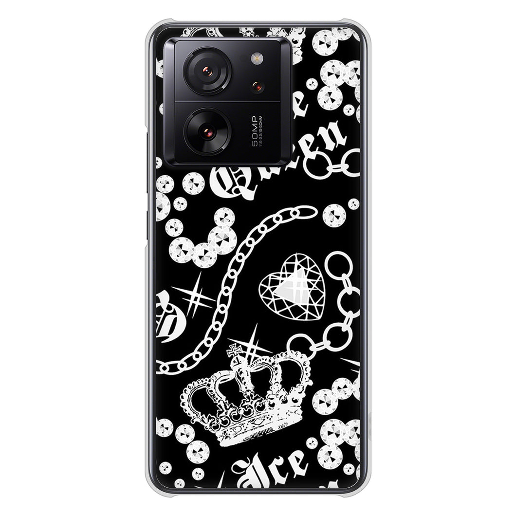 Xiaomi 13T XIG04 au 高画質仕上げ 背面印刷 ハードケース 【187 ゴージャス クラウン】