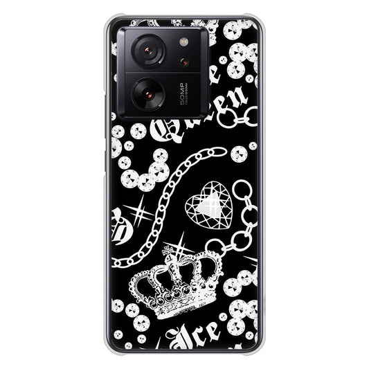 Xiaomi 13T XIG04 au 高画質仕上げ 背面印刷 ハードケース 【187 ゴージャス クラウン】