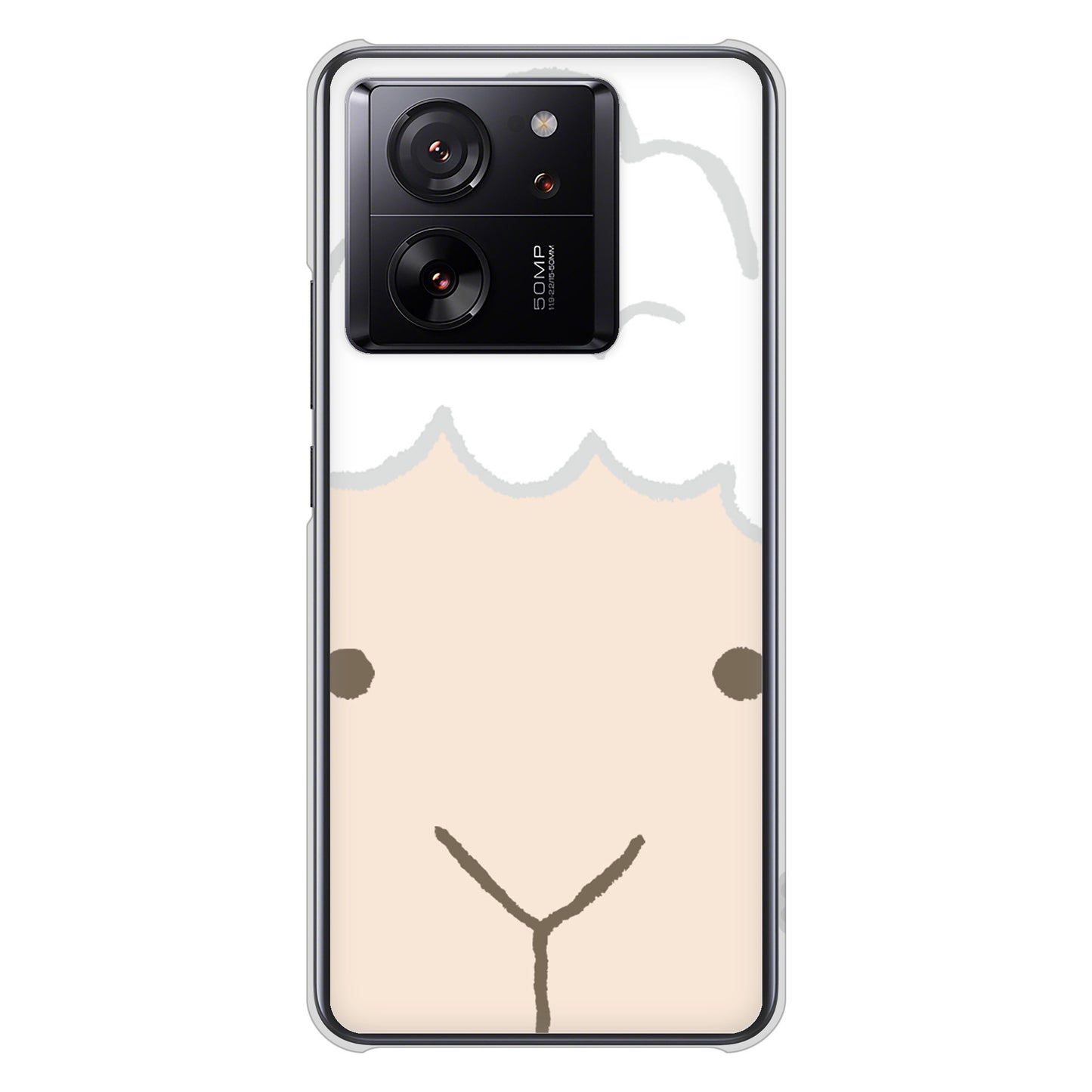 Xiaomi 13T XIG04 au 高画質仕上げ 背面印刷 ハードケースドアップアニマル