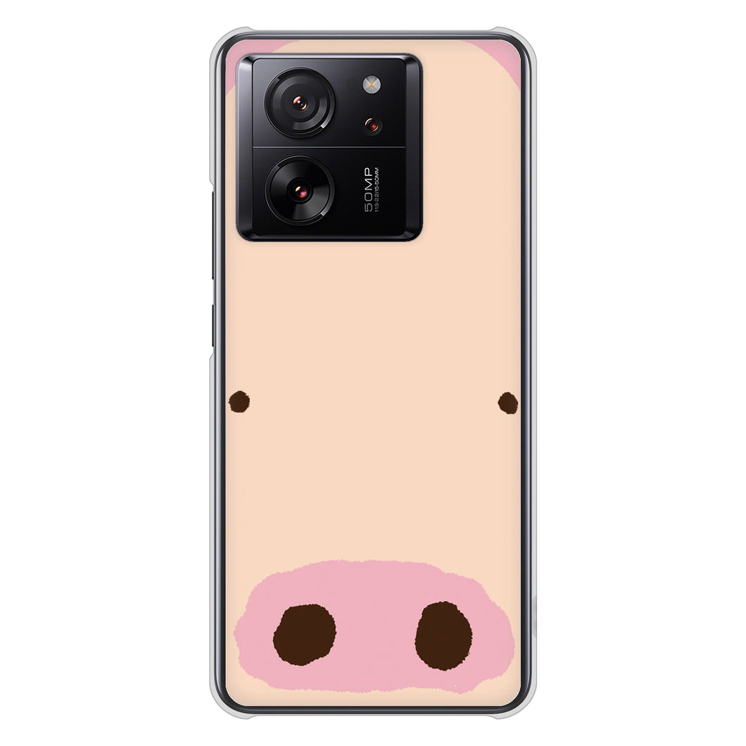 Xiaomi 13T XIG04 au 高画質仕上げ 背面印刷 ハードケースドアップアニマル