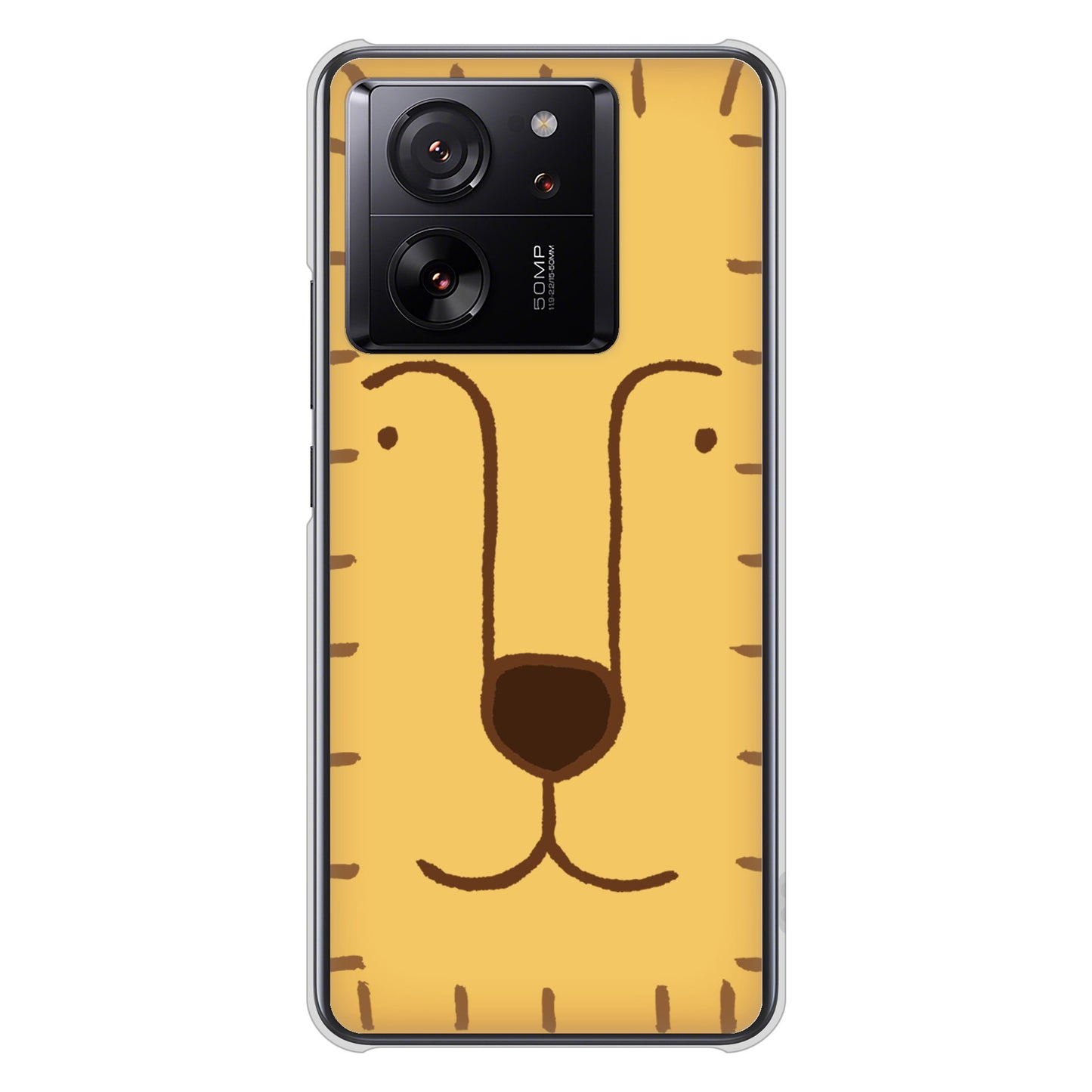 Xiaomi 13T XIG04 au 高画質仕上げ 背面印刷 ハードケースドアップアニマル