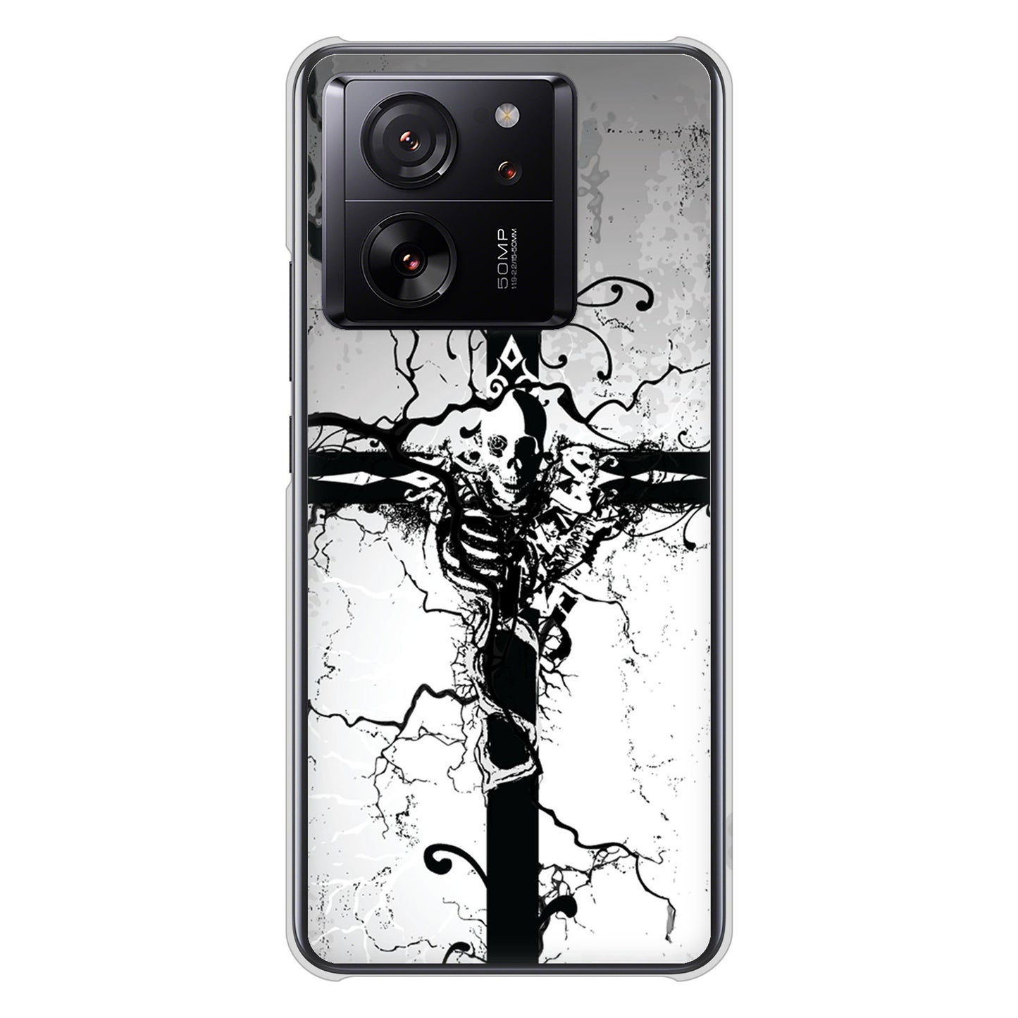 Xiaomi 13T XIG04 au 高画質仕上げ 背面印刷 ハードケース 【432 張付の骸】