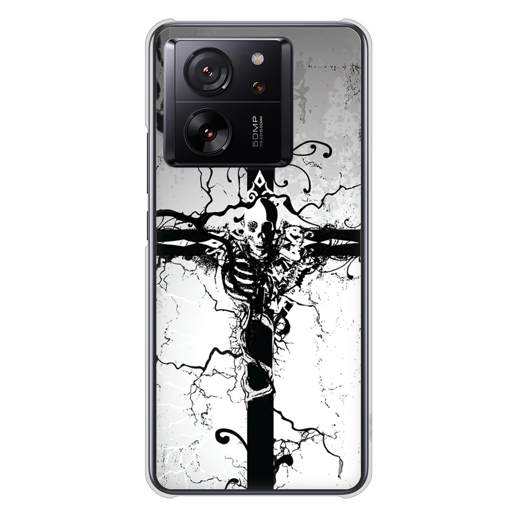 Xiaomi 13T XIG04 au 高画質仕上げ 背面印刷 ハードケース 【432 張付の骸】