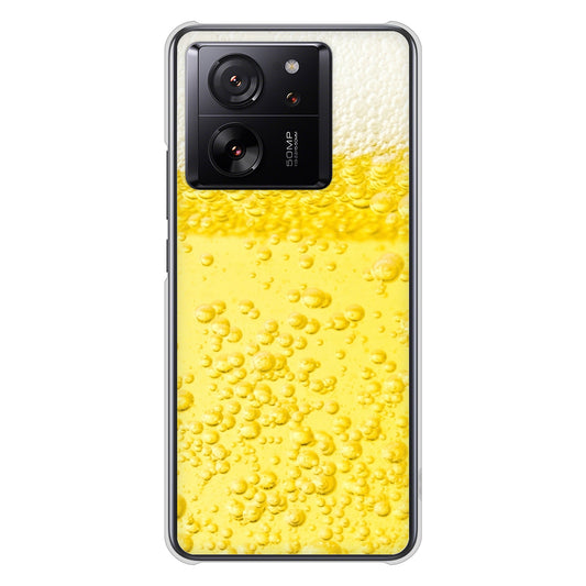 Xiaomi 13T XIG04 au 高画質仕上げ 背面印刷 ハードケース生ビール