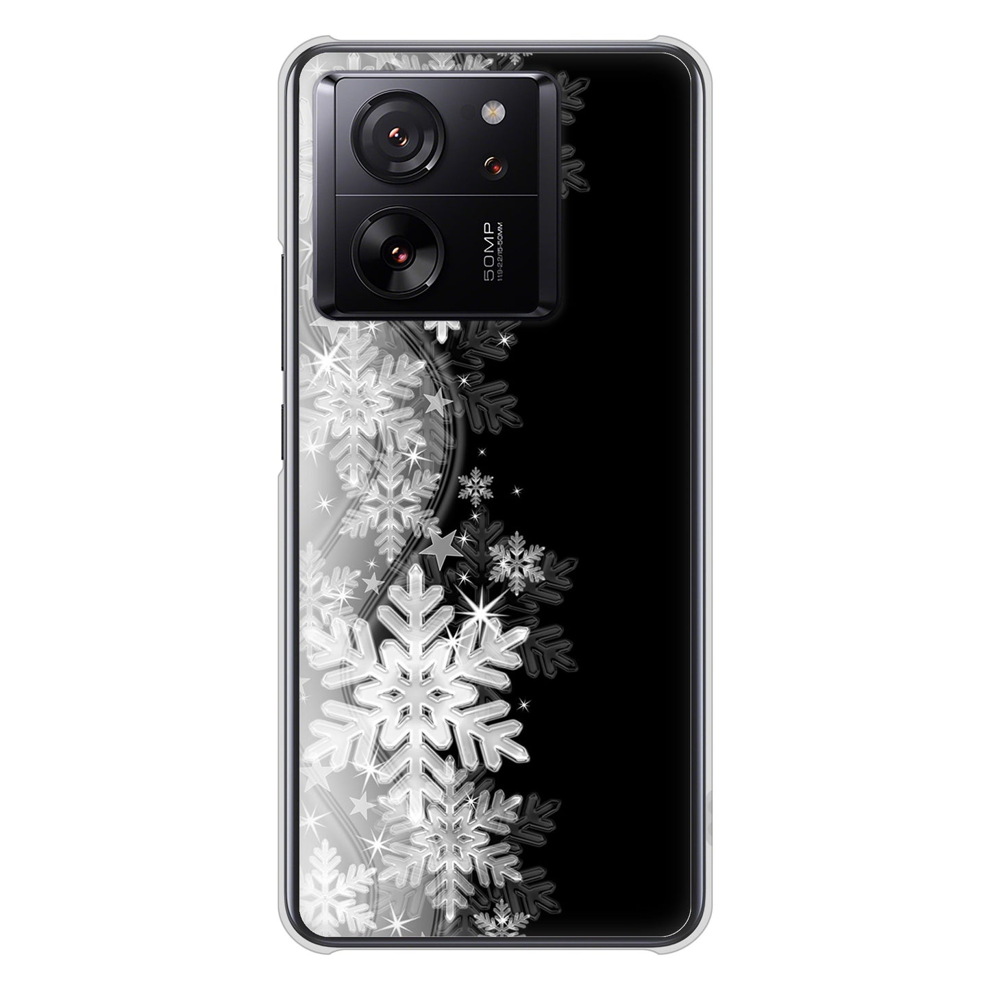 Xiaomi 13T XIG04 au 高画質仕上げ 背面印刷 ハードケース 【603 白銀と闇】
