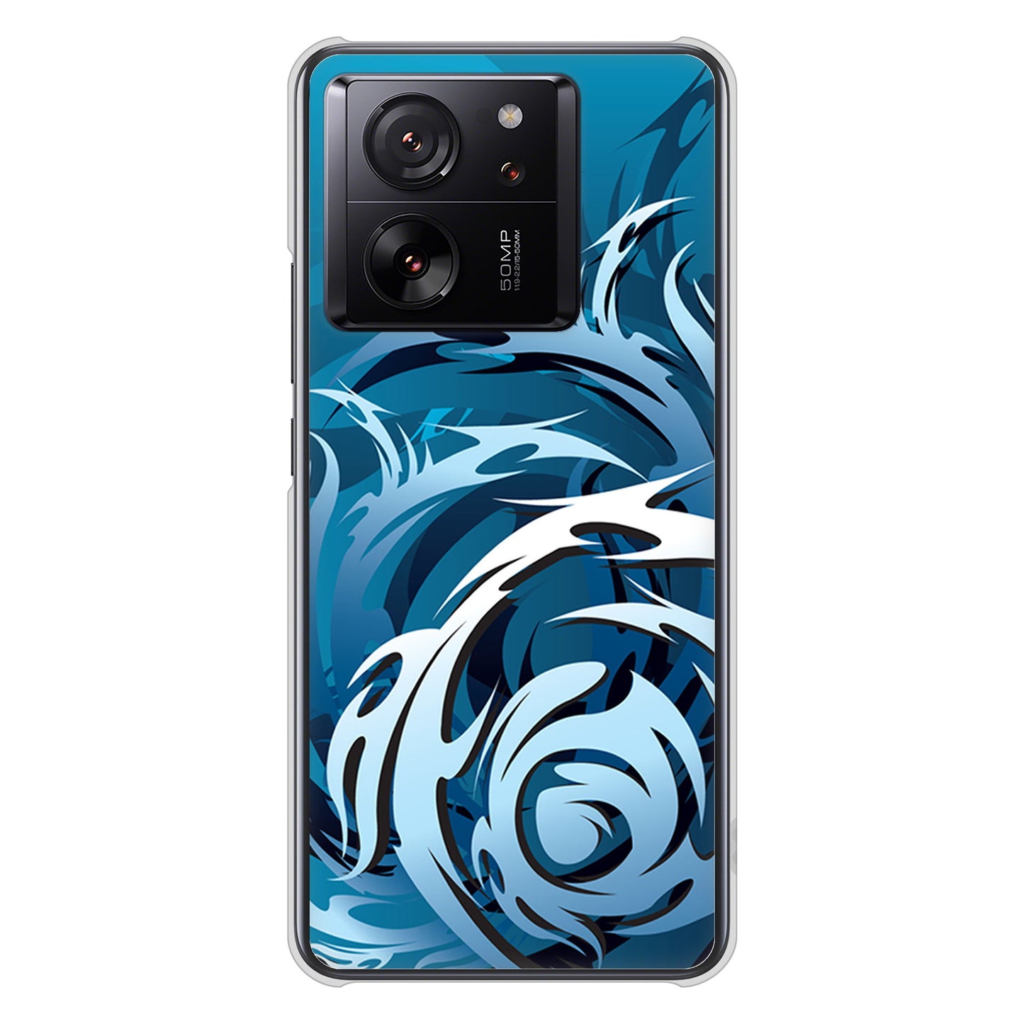 Xiaomi 13T XIG04 au 高画質仕上げ 背面印刷 ハードケース 【731 ドラゴンサークル】