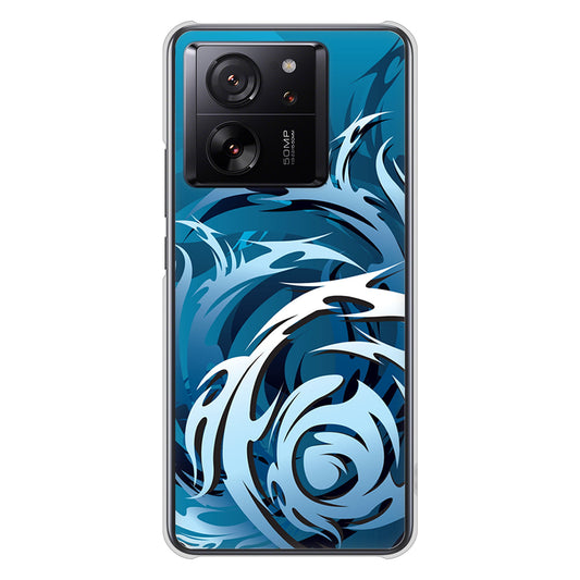 Xiaomi 13T XIG04 au 高画質仕上げ 背面印刷 ハードケース 【731 ドラゴンサークル】