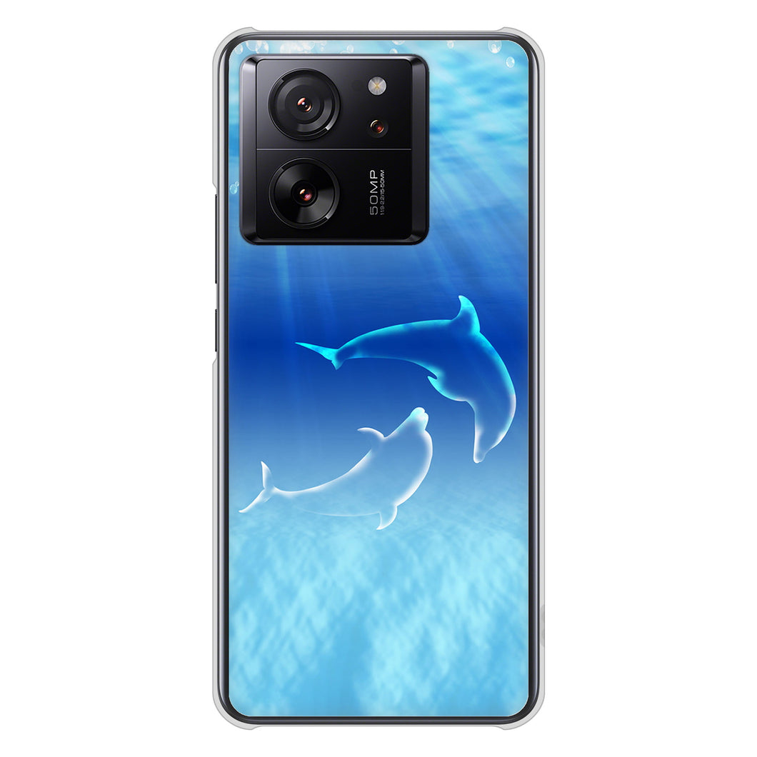 Xiaomi 13T XIG04 au 高画質仕上げ 背面印刷 ハードケース海の守り神