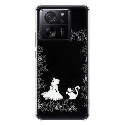 Xiaomi 13T XIG04 au 高画質仕上げ 背面印刷 ハードケースお姫様とネコ