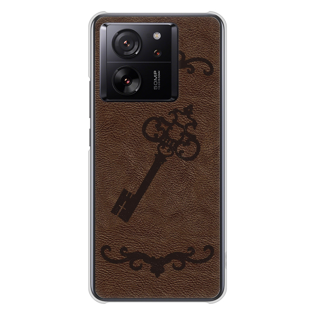 Xiaomi 13T XIG04 au 高画質仕上げ 背面印刷 ハードケースレザー風