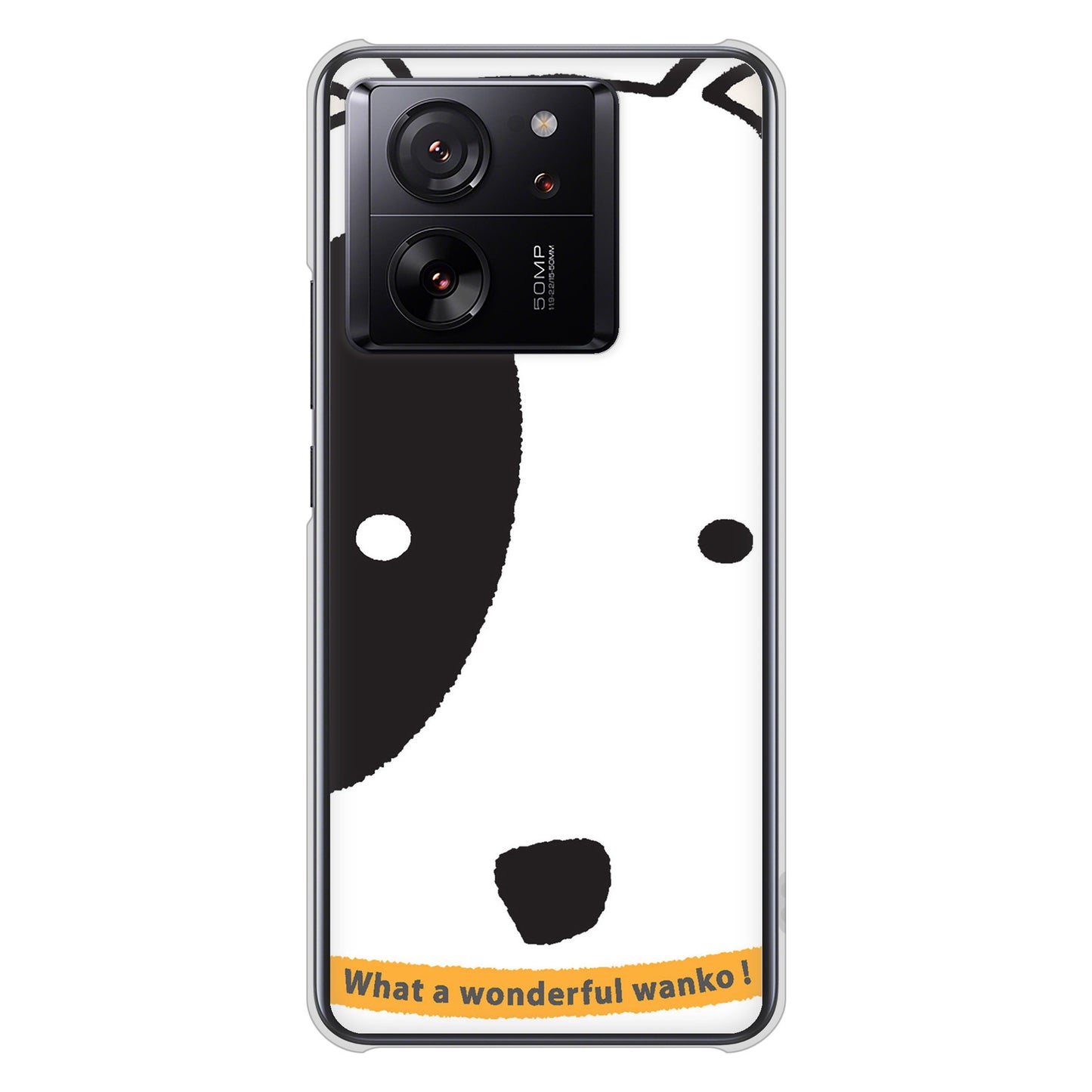 Xiaomi 13T XIG04 au 高画質仕上げ 背面印刷 ハードケース 【IA800 わんこ】