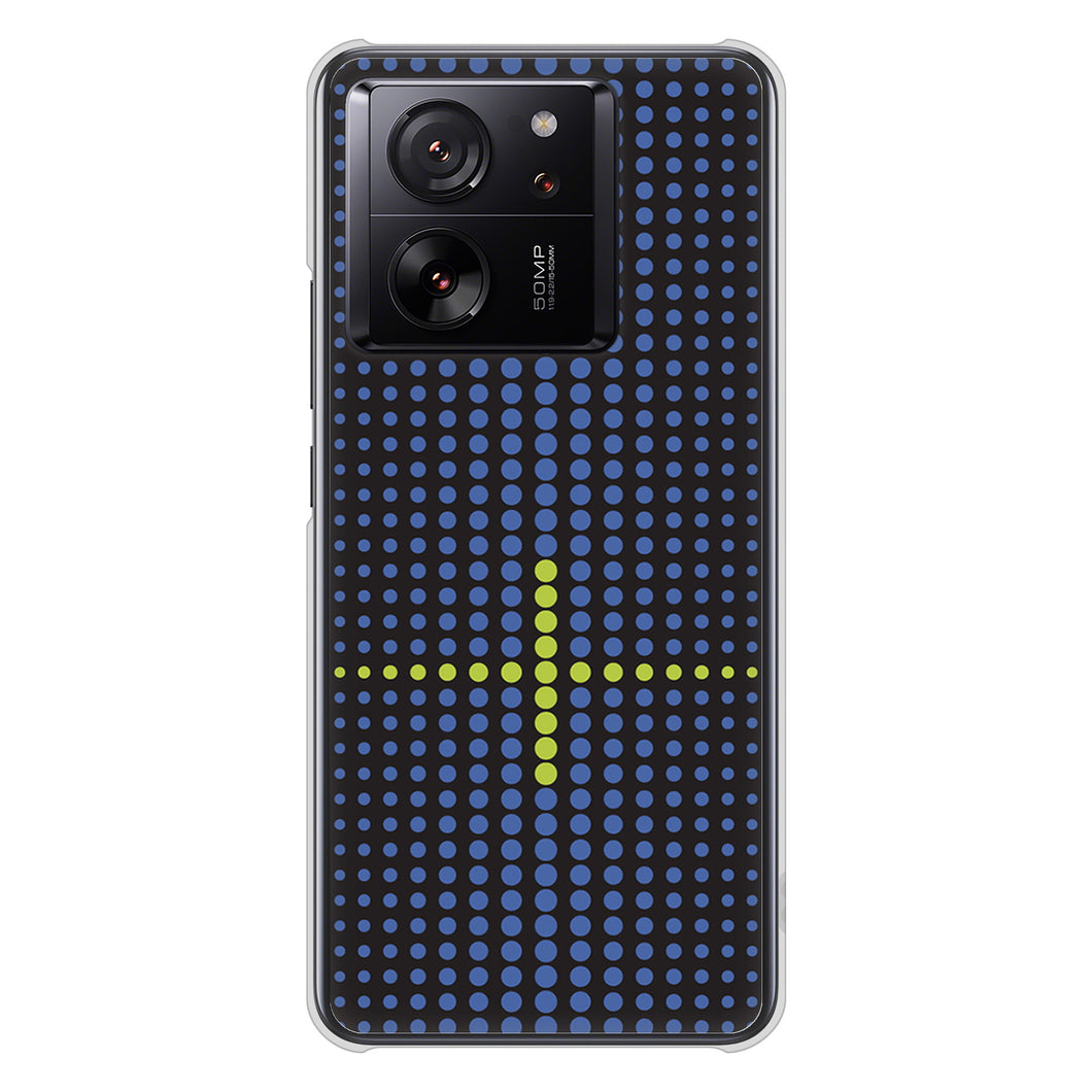 Xiaomi 13T XIG04 au 高画質仕上げ 背面印刷 ハードケース 【IB907 グラデーションドット】