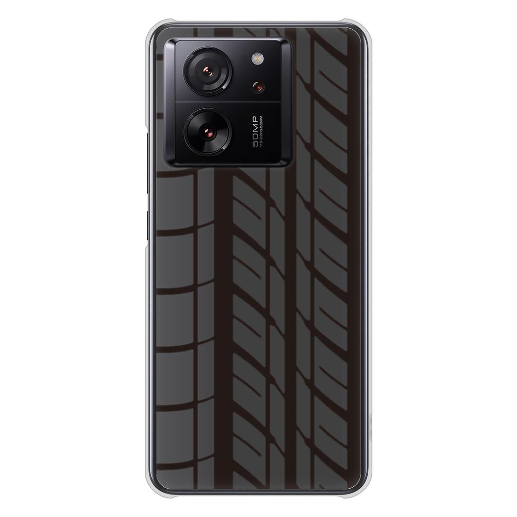 Xiaomi 13T XIG04 au 高画質仕上げ 背面印刷 ハードケース 【IB931 タイヤ】