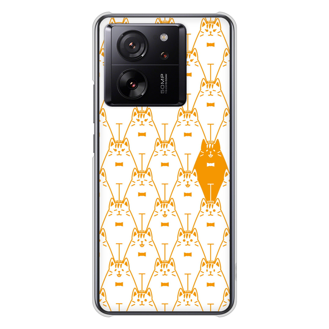Xiaomi 13T XIG04 au 高画質仕上げ 背面印刷 ハードケースパターンアニマル