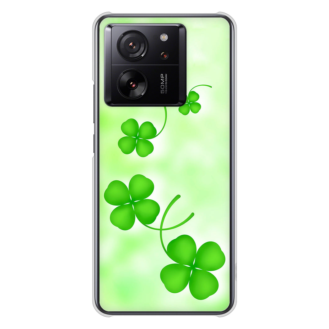 Xiaomi 13T XIG04 au 高画質仕上げ 背面印刷 ハードケース 【VA819 まいおりる幸運】