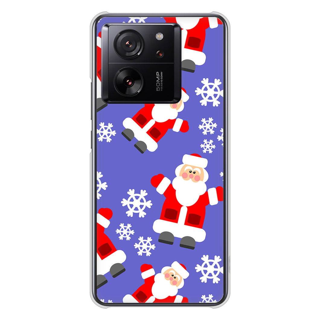 Xiaomi 13T XIG04 au 高画質仕上げ 背面印刷 ハードケースクリスマス