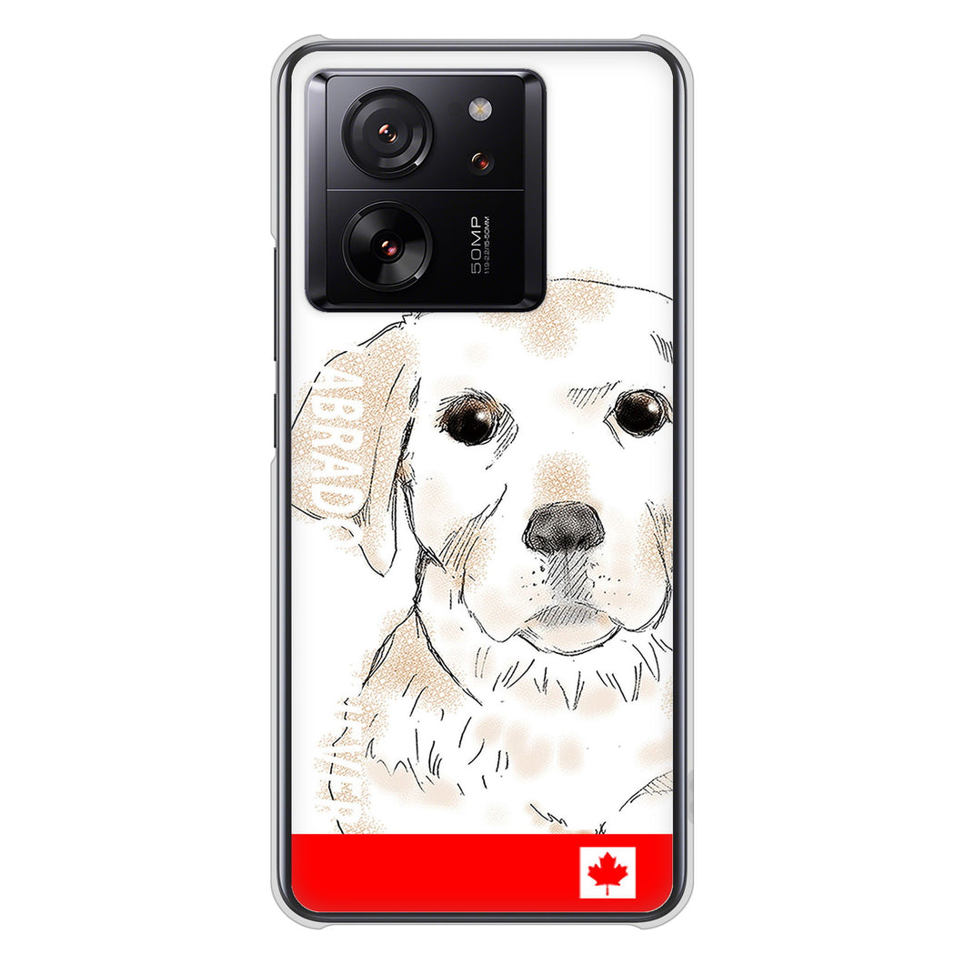 Xiaomi 13T XIG04 au 高画質仕上げ 背面印刷 ハードケースラブラドールレトリバー