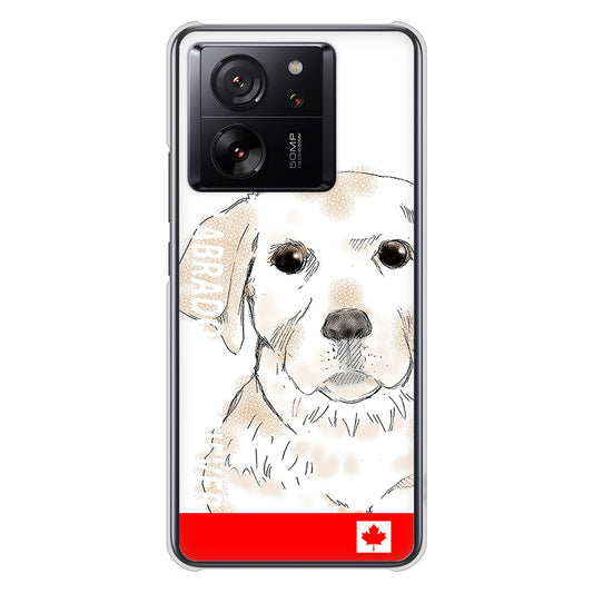 Xiaomi 13T XIG04 au 高画質仕上げ 背面印刷 ハードケースラブラドールレトリバー