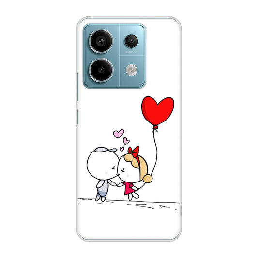 Xiaomi Redmi Note 13 Pro 5G XIG05 au 高画質仕上げ 背面印刷 ハードケースカップル