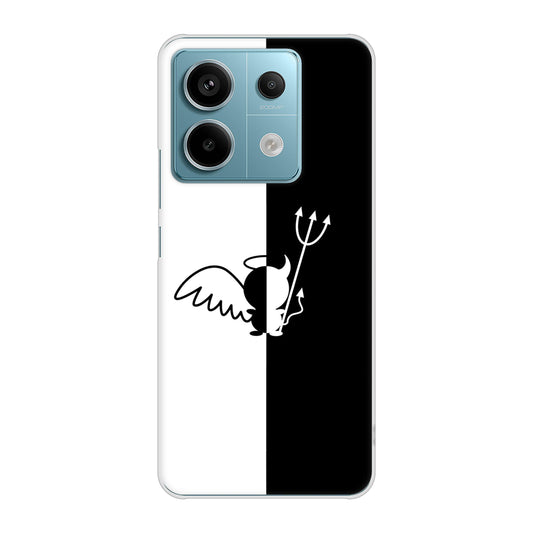 Xiaomi Redmi Note 13 Pro 5G XIG05 au 高画質仕上げ 背面印刷 ハードケース 【027 ハーフデビット】