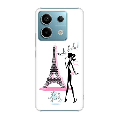Xiaomi Redmi Note 13 Pro 5G XIG05 au 高画質仕上げ 背面印刷 ハードケースLOVE フランス