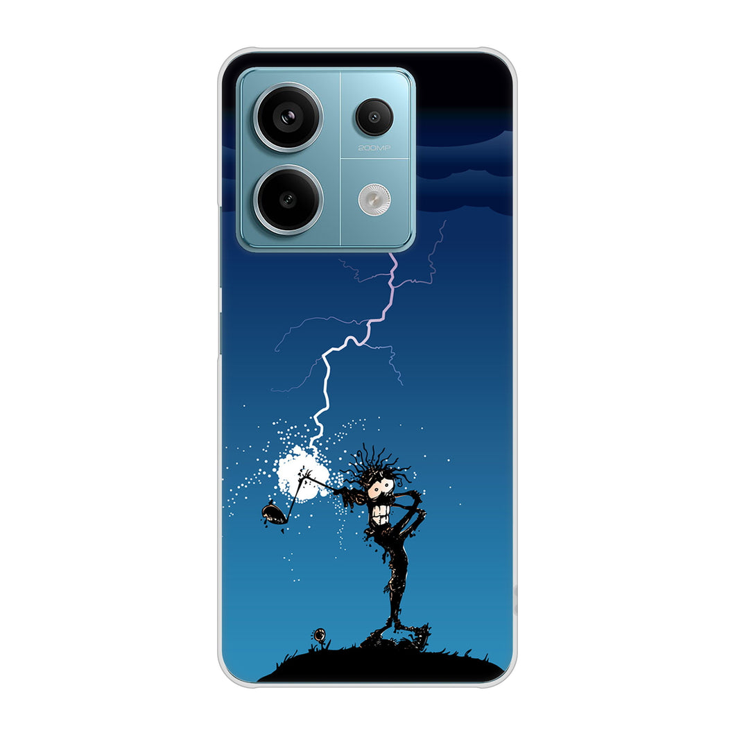 Xiaomi Redmi Note 13 Pro 5G XIG05 au 高画質仕上げ 背面印刷 ハードケース 【417 ゴルファーの苦難】