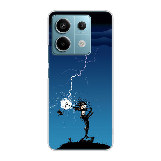 Xiaomi Redmi Note 13 Pro 5G XIG05 au 高画質仕上げ 背面印刷 ハードケース 【417 ゴルファーの苦難】