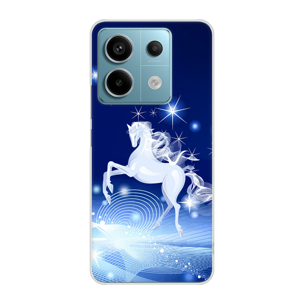 Xiaomi Redmi Note 13 Pro 5G XIG05 au 高画質仕上げ 背面印刷 ハードケース 【436 ペガサス】
