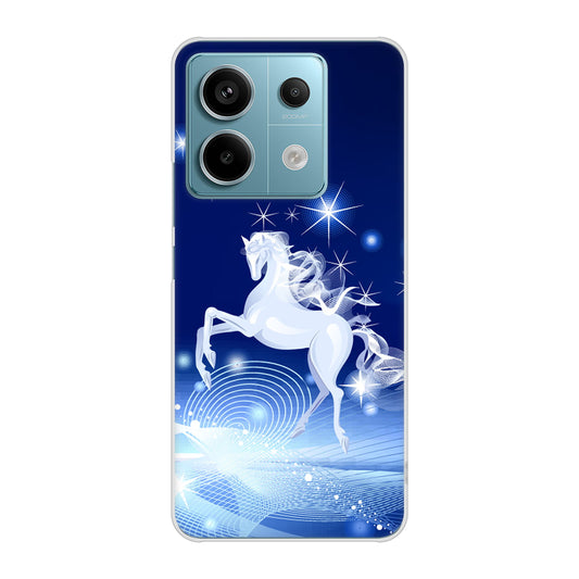 Xiaomi Redmi Note 13 Pro 5G XIG05 au 高画質仕上げ 背面印刷 ハードケース 【436 ペガサス】