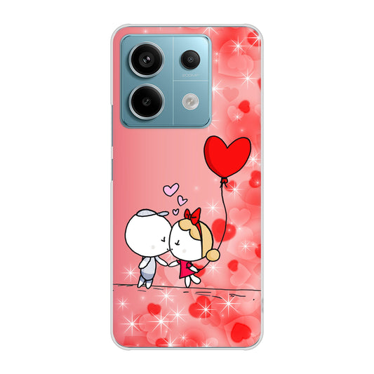 Xiaomi Redmi Note 13 Pro 5G XIG05 au 高画質仕上げ 背面印刷 ハードケースカップル