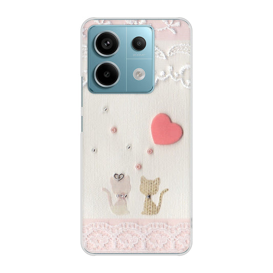 Xiaomi Redmi Note 13 Pro 5G XIG05 au 高画質仕上げ 背面印刷 ハードケースクラフト写真ネコ
