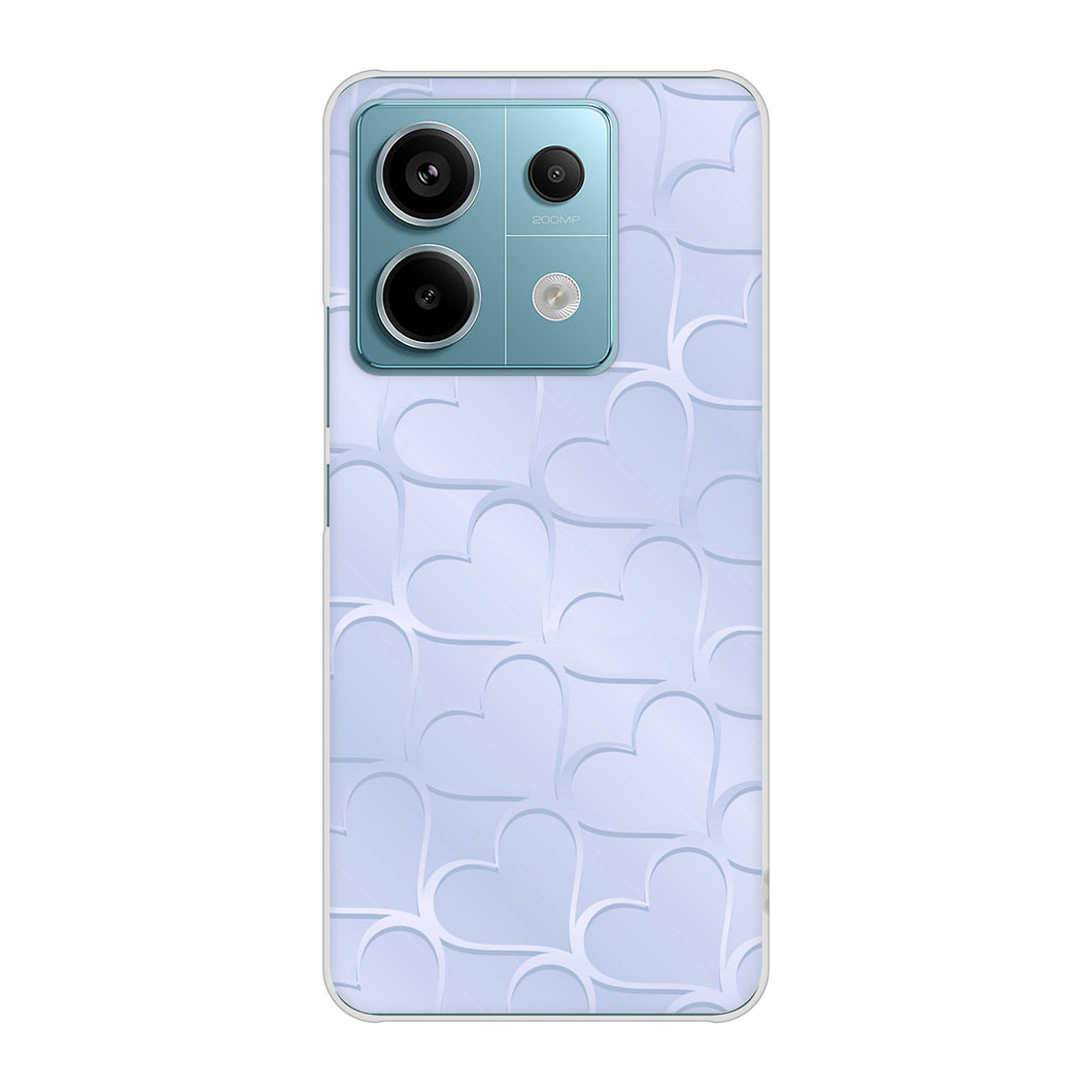 Xiaomi Redmi Note 13 Pro 5G XIG05 au 高画質仕上げ 背面印刷 ハードケースかくれハート