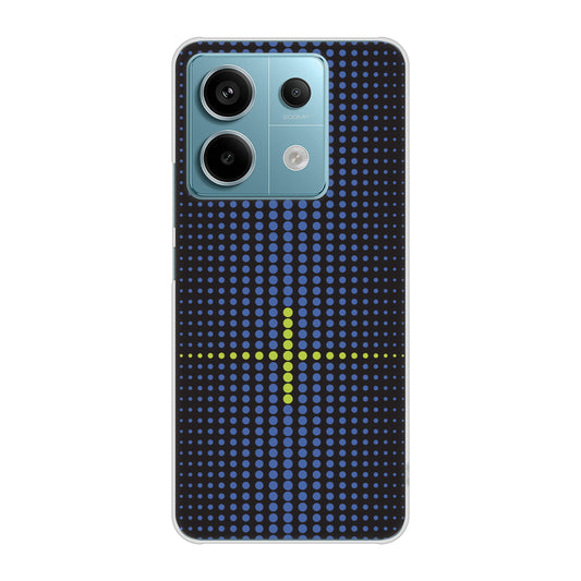 Xiaomi Redmi Note 13 Pro 5G XIG05 au 高画質仕上げ 背面印刷 ハードケース 【IB907 グラデーションドット】