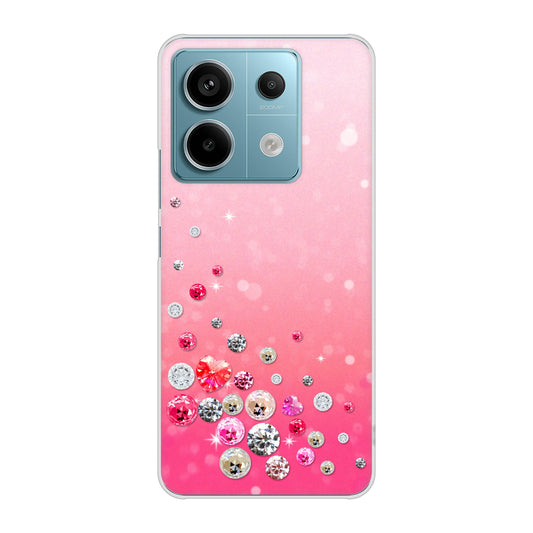 Xiaomi Redmi Note 13 Pro 5G XIG05 au 高画質仕上げ 背面印刷 ハードケーススワロデコ風プリント