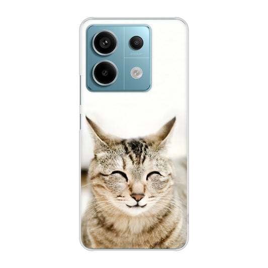 Xiaomi Redmi Note 13 Pro 5G XIG05 au 高画質仕上げ 背面印刷 ハードケース 【VA801 笑福ねこ】