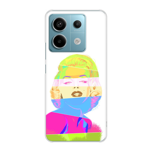 Xiaomi Redmi Note 13 Pro 5G XIG05 au 高画質仕上げ 背面印刷 ハードケースマリリンモンローデザイン