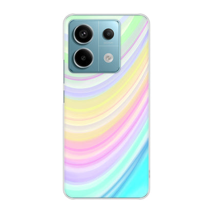 Xiaomi Redmi Note 13 Pro 5G XIG05 au 高画質仕上げ 背面印刷 ハードケースレインボー