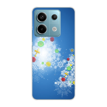 Xiaomi Redmi Note 13 Pro 5G XIG05 au 高画質仕上げ 背面印刷 ハードケースクリスマス