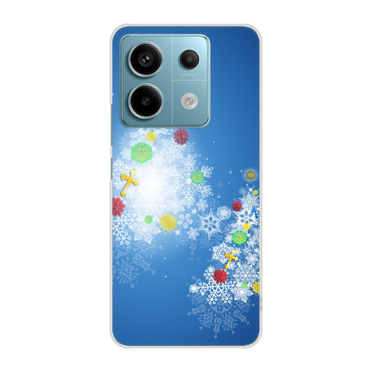 Xiaomi Redmi Note 13 Pro 5G XIG05 au 高画質仕上げ 背面印刷 ハードケースクリスマス