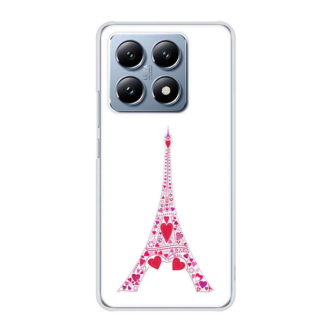 Xiaomi 14T XIG07 au 高画質仕上げ 背面印刷 ハードケースLOVE フランス