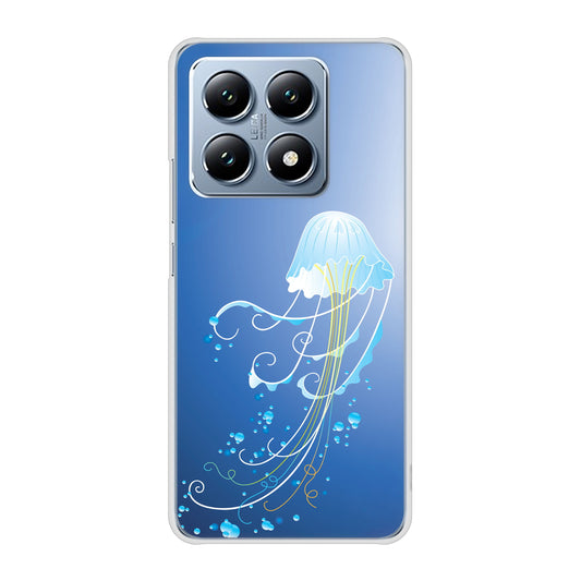 Xiaomi 14T XIG07 au 高画質仕上げ 背面印刷 ハードケース 【362 ジェリーフィシュ】