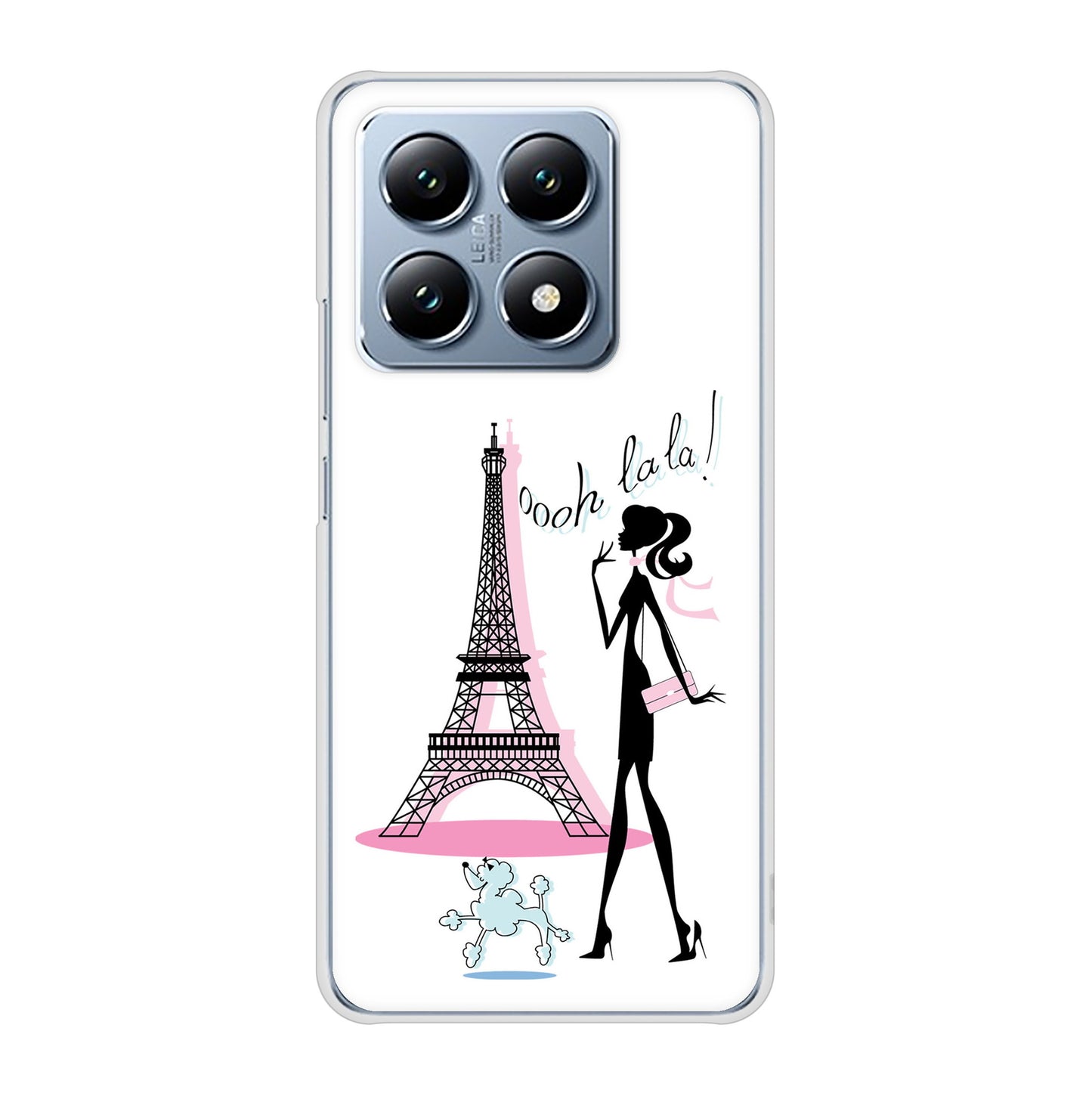 Xiaomi 14T XIG07 au 高画質仕上げ 背面印刷 ハードケースLOVE フランス
