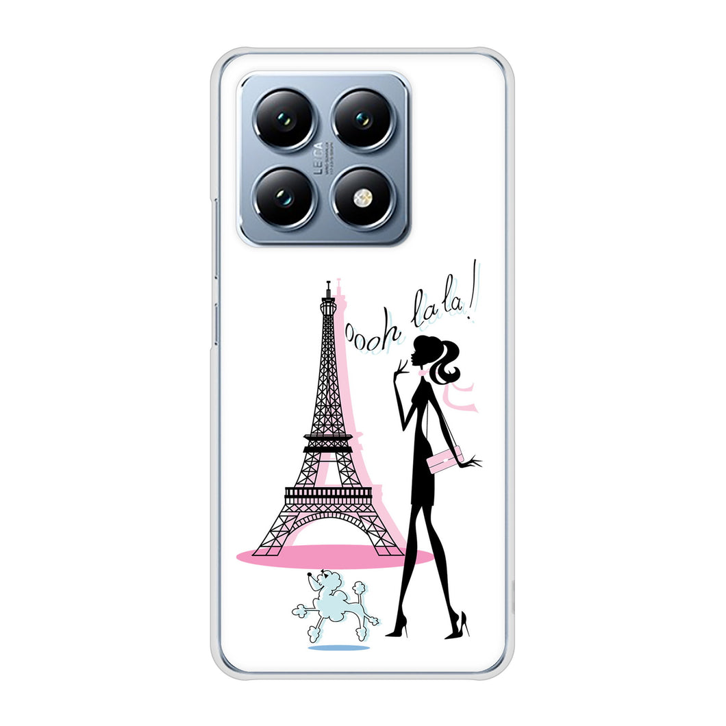 Xiaomi 14T XIG07 au 高画質仕上げ 背面印刷 ハードケースLOVE フランス