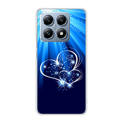 Xiaomi 14T XIG07 au 高画質仕上げ 背面印刷 ハードケースきらめきハート