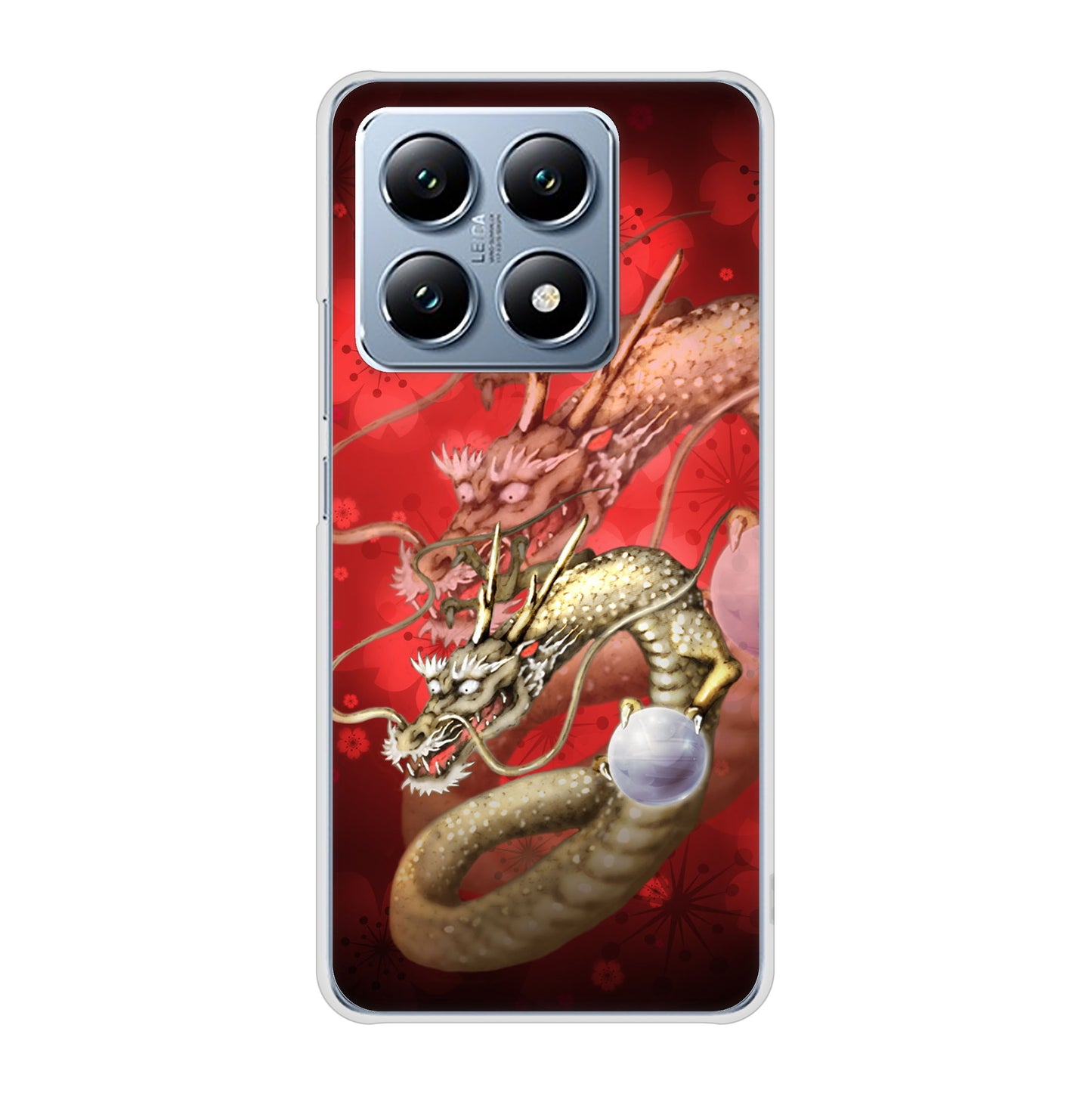 Xiaomi 14T XIG07 au 高画質仕上げ 背面印刷 ハードケース龍