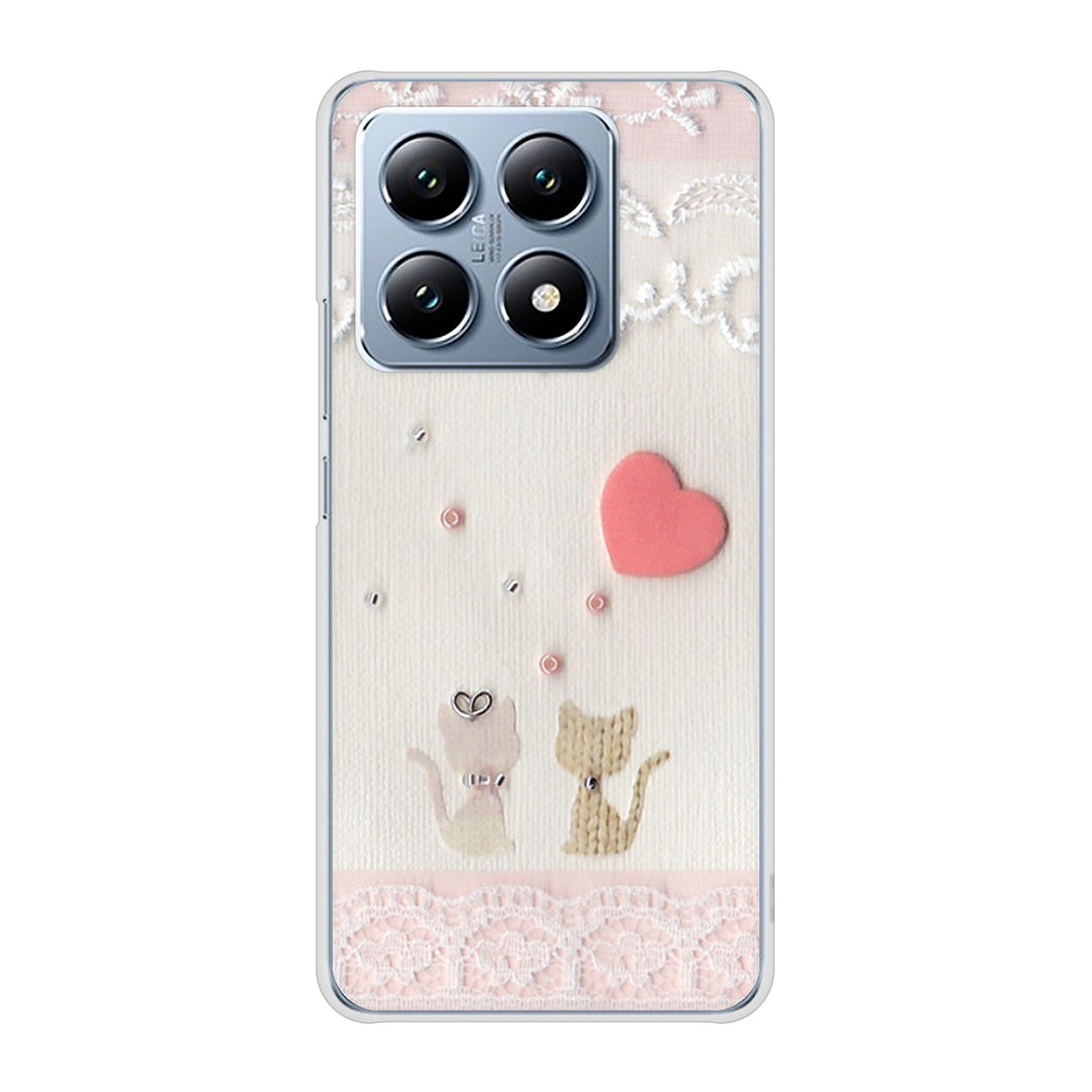 Xiaomi 14T XIG07 au 高画質仕上げ 背面印刷 ハードケースクラフト写真ネコ