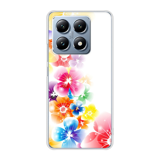 Xiaomi 14T XIG07 au 高画質仕上げ 背面印刷 ハードケース 【1209 光と花】