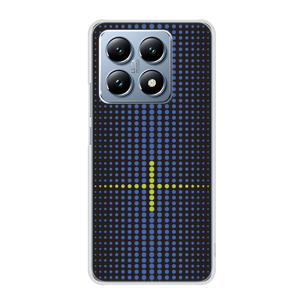 Xiaomi 14T XIG07 au 高画質仕上げ 背面印刷 ハードケース 【IB907 グラデーションドット】
