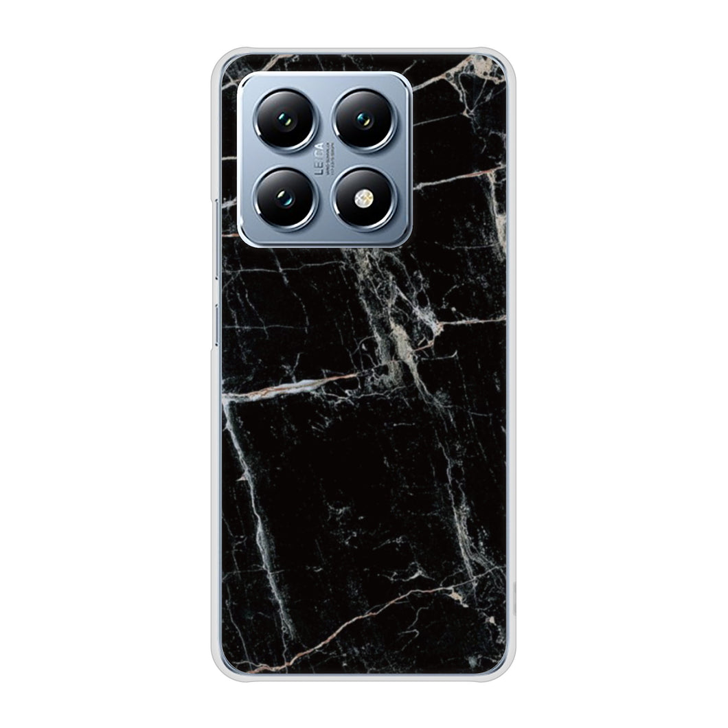 Xiaomi 14T XIG07 au 高画質仕上げ 背面印刷 ハードケース大理石BK